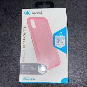 SPECK PINK GLITTER CASE